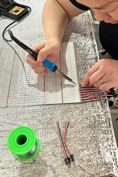 Three-Door Bathroom Mirror Cabinet