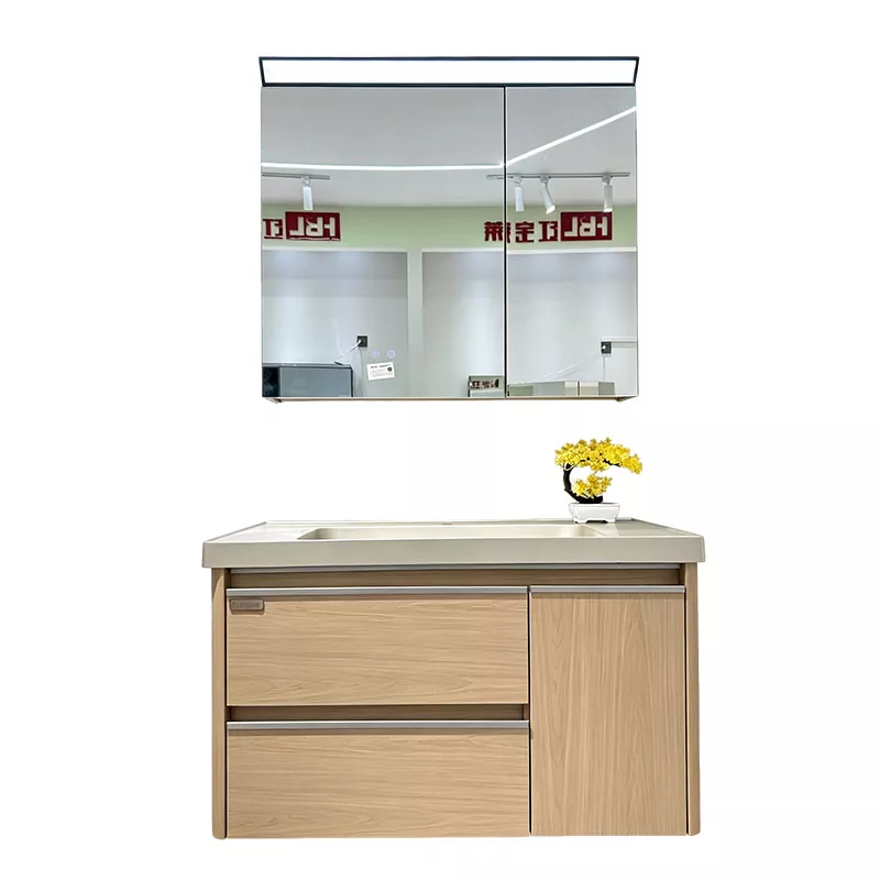 Beboelse Multi-Layer massivt træ Badeværelse Vanity